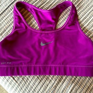 Nike Dry Fit sports bra purple